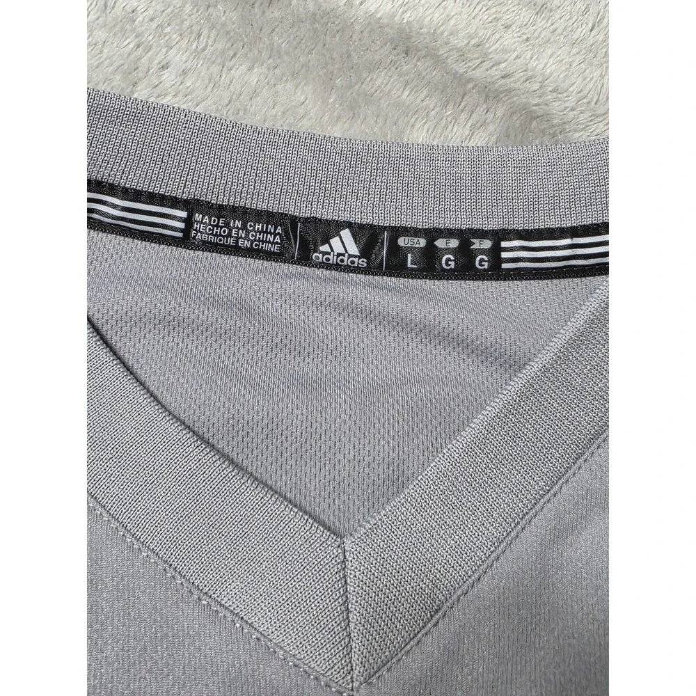 San Antonio Spurs Jersey Youth Large Gray Finals NBA Basketball Adidas‎ Parker 9
